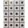 Image 1 : Plastic page- small pennies-1940 to 1967 ( flying dove)-mixed dates