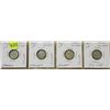 Image 1 : 1904 edward & 1907 edward &1910 edward & 1911- silver coins