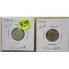 Image 2 : 1919, 1920, 1931 & 1936- silver coins