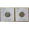 Image 3 : 1919, 1920, 1931 & 1936- silver coins
