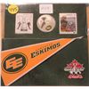 Image 1 : 2012 edmonton eskimos quarter & stamps set- in green cardboard holder