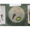 Image 3 : 2012 edmonton eskimos quarter & stamps set- in green cardboard holder