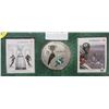 Image 2 : 2012 saskatchwan roughriders quarter & stamp set- in green cardboard holder