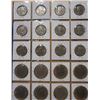 Image 4 : Plastic page 12 nickel half-dollars & 8 nickel dollars- mixed dates