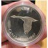 Image 2 : 1967 -canada's centennial 100th - silver dollar- cased