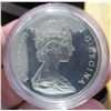 Image 3 : 1967 -canada's centennial 100th - silver dollar- cased