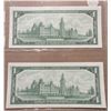 Image 2 : lot of 2 x 1967 $1 bills- (1867-1967 serial numbered bill) & ( regular serial numbered bill)- like n