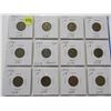 Image 2 : Plastic page of USA pennies-mixed dates