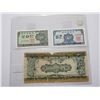 Image 2 : 3- korea bills- 1962 ten jeon bill , 1962 fifty jeon bill & 1,000 won bill