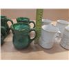 Image 3 : (4) Vintage Stoneware Coffee Mug from the "Collection Manoir" by Coree and (4) Ceramic Mug with a di
