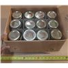 Image 1 : (12) Bernardin Jars. (Printed, Unprinted Color on top and different)