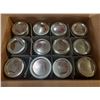 Image 2 : (12) Bernardin Jars. (Printed, Unprinted Color on top and different)