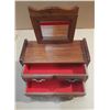 Image 2 : Vintage Wood Dresser -Shaped Jewlry Box.