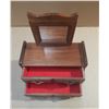 Image 3 : Vintage Wood Dresser -Shaped Jewlry Box.