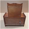 Image 4 : Vintage Wood Dresser -Shaped Jewlry Box.