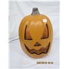 Image 2 : Light Up Blow Mold Pumpkin 16 inches Tall