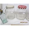 Image 2 : Lot of Antique Jars Including Nutty Club Jars