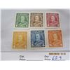 Image 1 : Canadian 6 King George V 6 Pictorial 1-8 Cent MNH OG Never Used