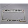 Image 1 : Klondike Motors Whitehorse License Plate Frame