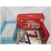 Image 6 : Red Colored Wii by Nintendo with Box710