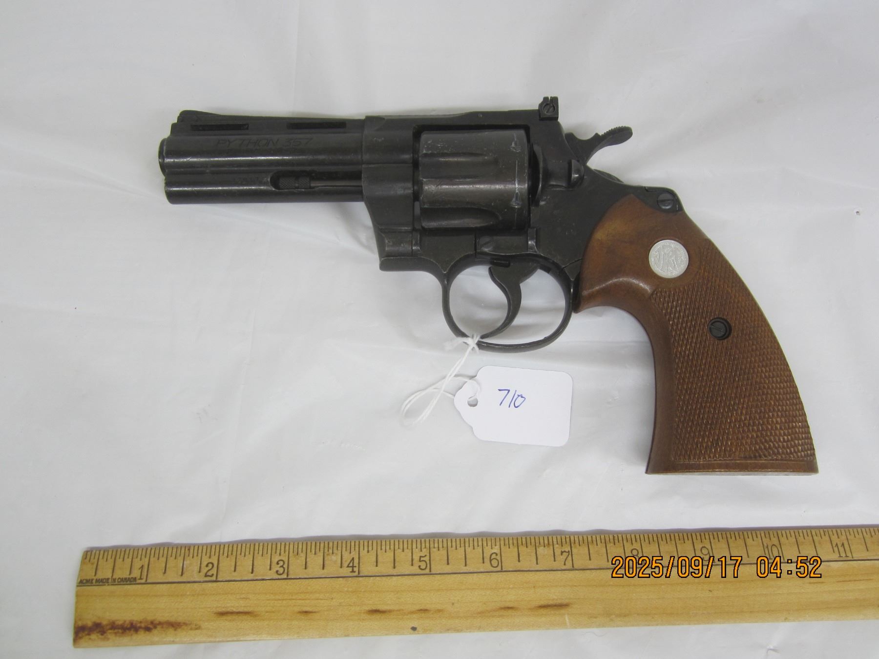 Vintage Model Gun 357 Python all Metal Working - Schmalz Auctions