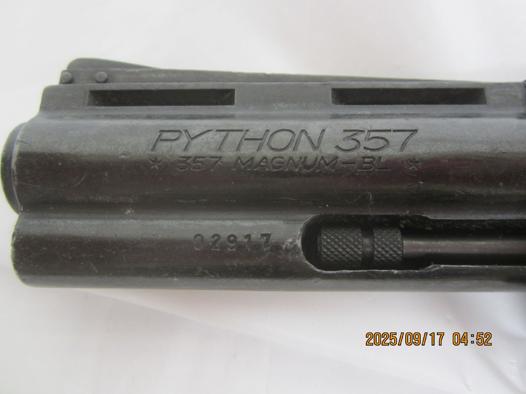 Vintage Model Gun 357 Python all Metal Working - Schmalz Auctions