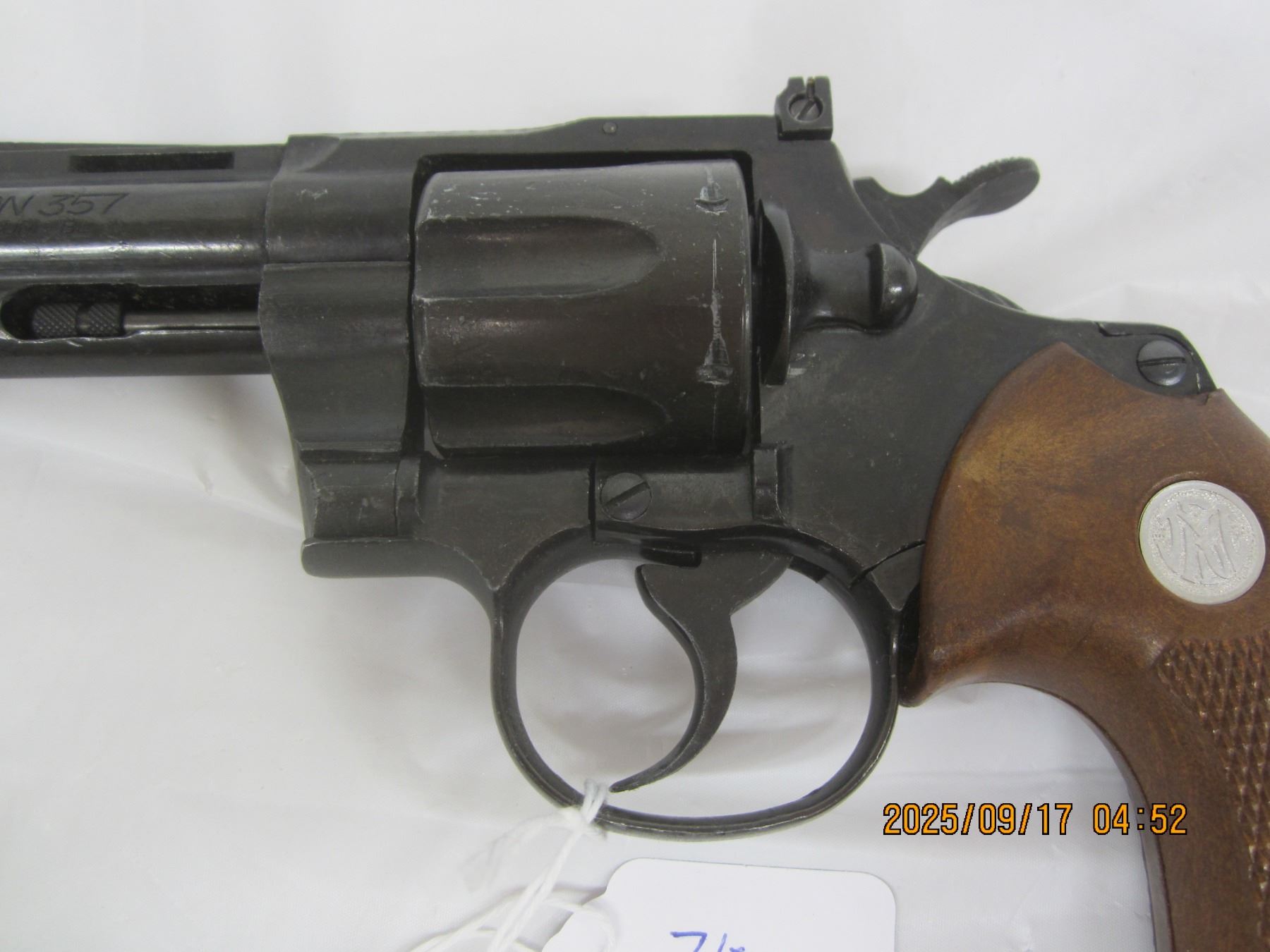 Vintage Model Gun 357 Python all Metal Working - Schmalz Auctions