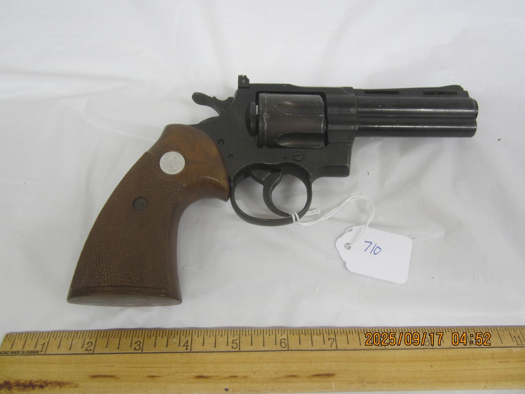 Vintage Model Gun 357 Python all Metal Working - Schmalz Auctions