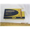 Image 1 : Dominion 303 British Live Shells with Original Box 6 Shells made by CIL