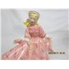 Image 2 : Vintage Figurine of a Lady in a Pink Dress Jamar Mallony Studio 1964 10 and ½ inches Tall Large Figu
