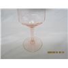Image 2 : Antique Pink Depression Glass Wine Glass