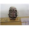 Image 2 : Vintage Skull Wearing Goggles Ring