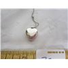 Image 3 : Vintage Sterling 925 Silver Heart Shaped Locket and Chain
