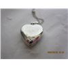 Image 4 : Vintage Sterling 925 Silver Heart Shaped Locket and Chain