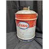 Image 1 : Vintage Galvanized Gas Can ESSO Branded