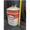 Image 2 : Vintage Galvanized Gas Can ESSO Branded