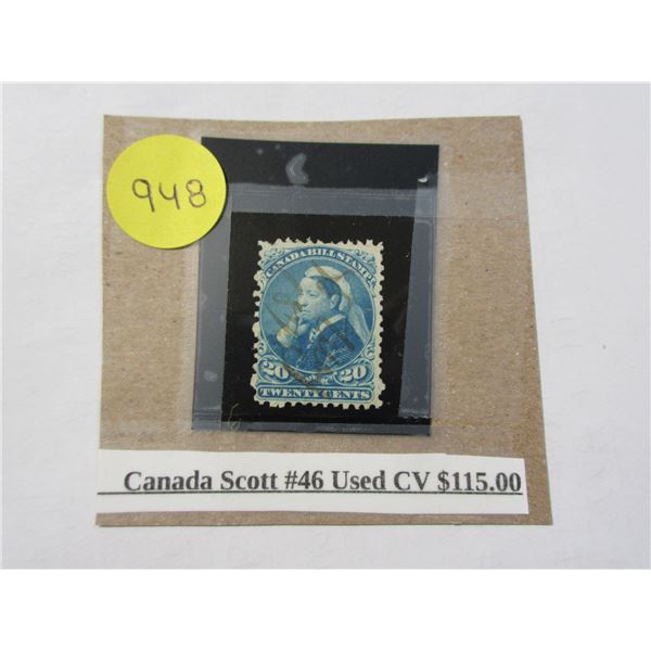 Canada scott #46 used CV$115