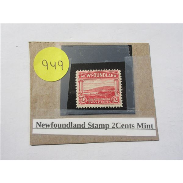 Newfoundland stamp 2 cents mint
