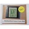 Image 1 : Newfoundland stamp 2 cents mint