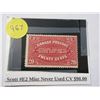 Image 1 : Scott #E2 mint never used CV$90