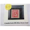 Image 1 : canada scott $90 mint never used