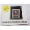 Image 1 : Canada scott #112 mint CV$35