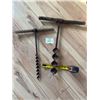 Image 1 : Vintage Wood Augers 1" and 2"