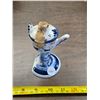 Image 1 : Hand painted Vintage Delft Windmill Liquor Decanter