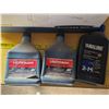 Image 2 : Lot of motor oil- full