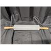 Image 1 : Excellent Condition White Marble Rolling pin 10"
