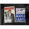 Image 1 : Gretzky  "From the back yard rink to the Stanley Cup" w/ Vintage Toronto Maple Leaf's Pillow Case