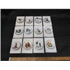 Image 1 : (12) Collection of Norman Rockwell Four Seasons miniature collector plates by Fairmont