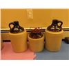 Image 1 : 2 Crockery whiskey jugs and 1 Crockery Jar