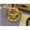 Image 2 : Antique mirrored serving tray, shell tray, and small layered candy tray